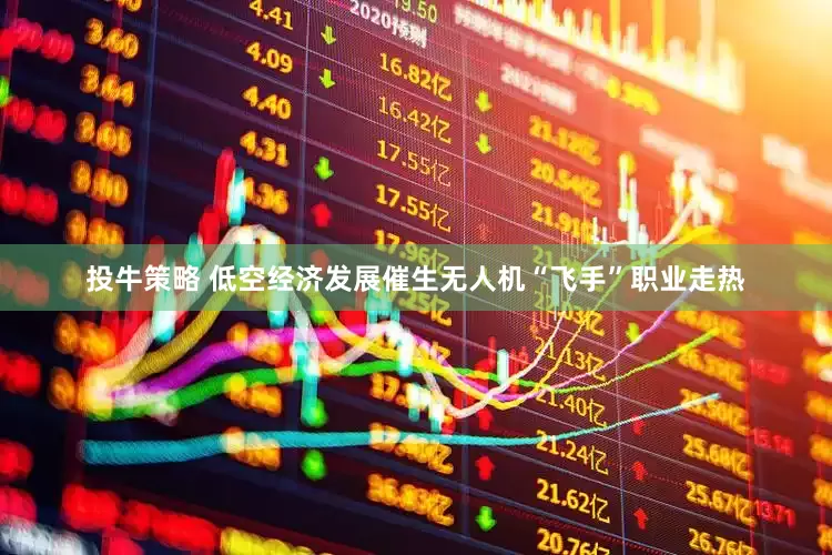 投牛策略 低空经济发展催生无人机“飞手”职业走热